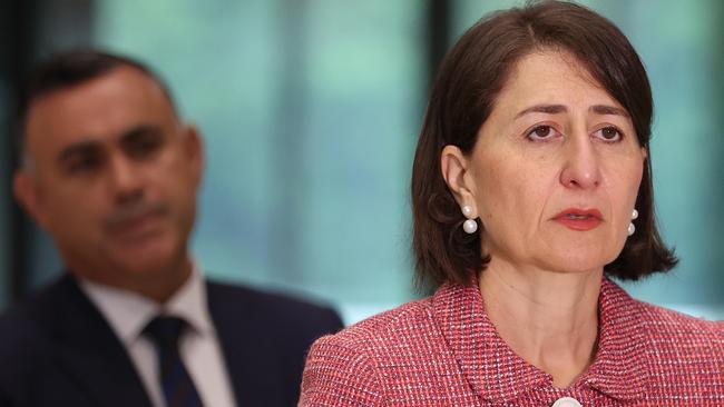 Former premier Gladys Berejiklian and ex-deputy premier John Barilaro selected most of the projects to be funded, the report said. Picture: NCA NewsWire / Dylan Coker