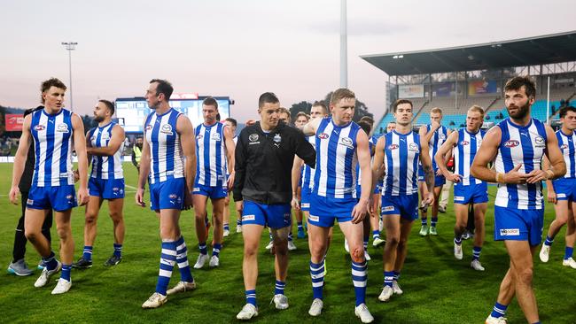 Do the Kangaroos deserve a priority pick? (Photo by Dylan Burns/AFL Photos via Getty Images)