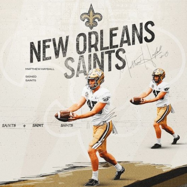 Matt Hayball V Lou Hedley: $3 Million New Orleans Saints’ NFL Punter ...