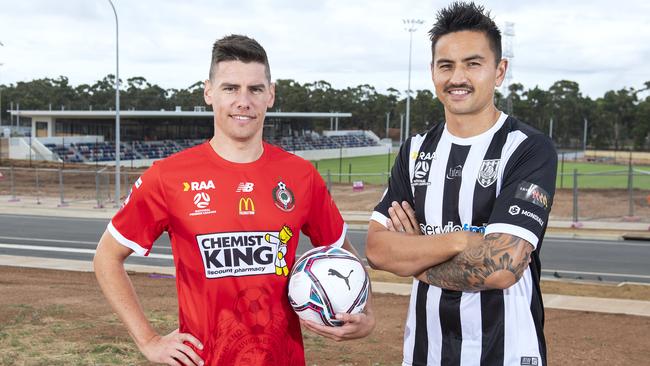 Joe Allwright (L) believed Campbelltown was poised for a huge 2022. Picture: Mark Brake