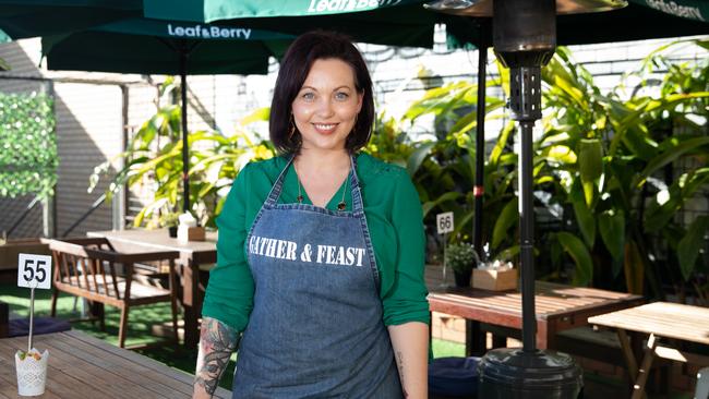 Gather and Feast owner Candice Kiss. The venue is hosting the Garden to Plate dinner as part of the Caboolture Festival 2019. Picture: Dominika Lis