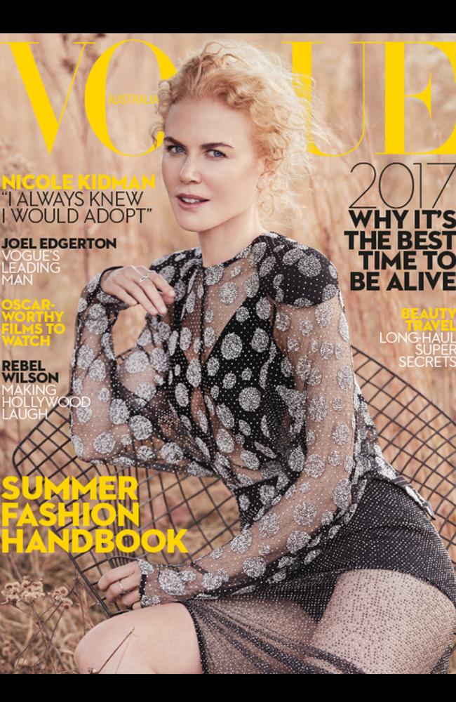 Nicole Kidman is <i>Vogue’s </i>next cover. Photo: Will Davidson.