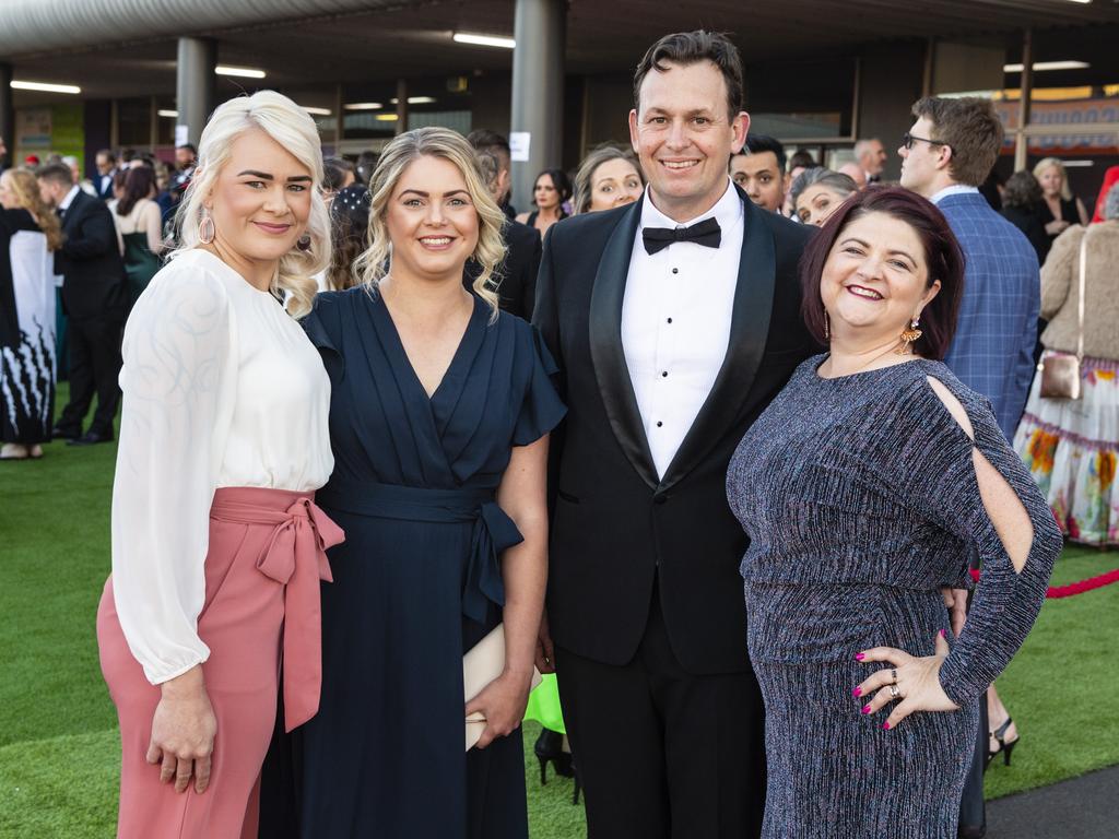 At the Focus HR Business Excellence Awards are (from left) Ada Muir, Eileen McKay, Alan Reilly and Emma Reilly at Rumours International, Saturday, November 5, 2022. Picture: Kevin Farmer