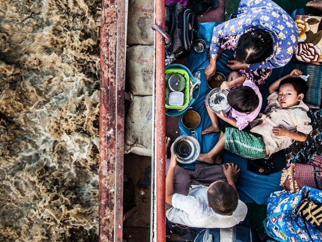 Myanmar ... ‘Lunch on the boat’ by Berta/Photocrowd.com