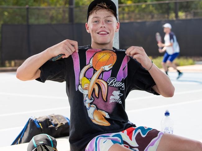 Cruz Hewitt (AUS) before his qualifier. Picture: Pema Tamang Pakhrin.