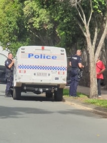 A photo by Nerang mother Annie Fay of one of the boys allegedly responsible for stealing her son’s new shoes at the Nerang Train Station.