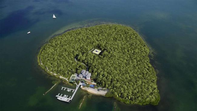 Pumpkin Key is a private island off Florida that's for sale for $145m Australian dollars - and comes with a home and private dock.