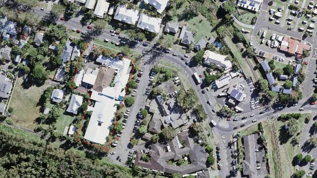 The site is near the CBD end of Shirley Street, across the road from Byron Bay Police Station.