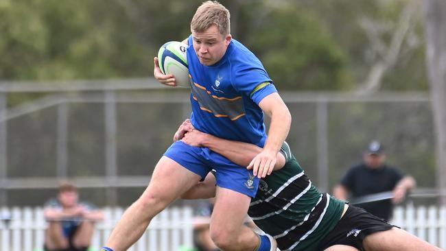 Max Blanch playing for Churchie earlier in the season.