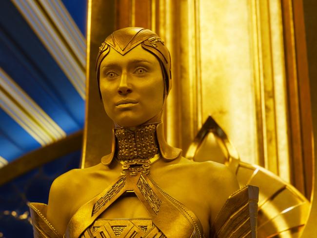 Aussie Elizabeth Debicki joins the Guardians cast as gold-covered alien queen, Ayesha.