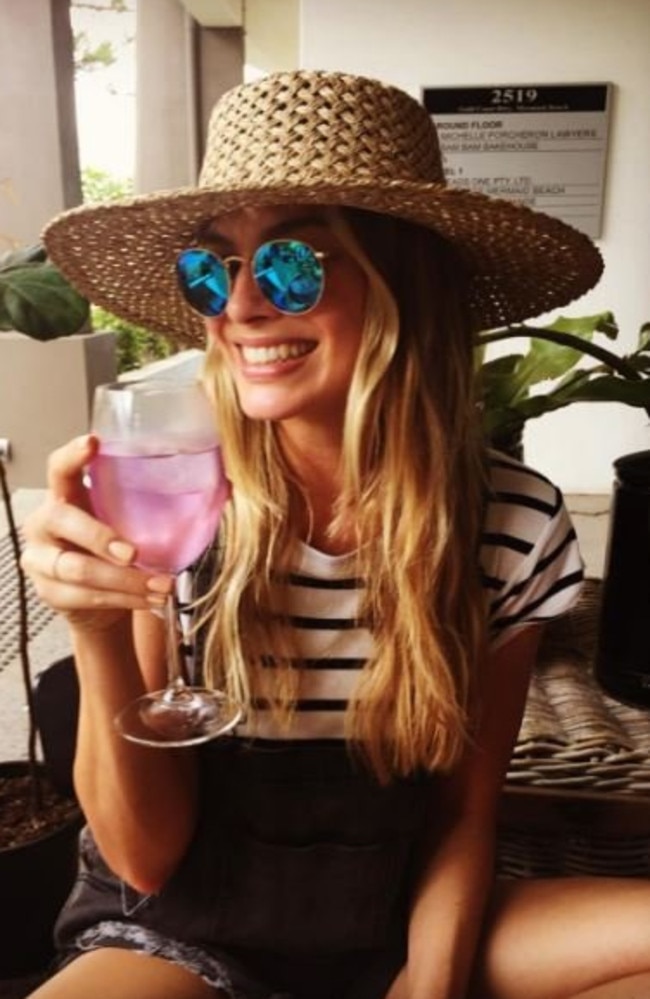 Margot Robbie previously snapped a photo enjoying some Ink Gin.