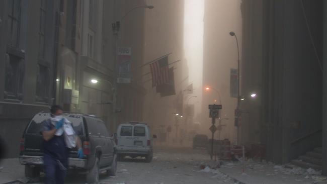 A never-before-seen photo: Ground Zero on Sept. 11, 2001, after the Towers collapse, taken by a Secret Service employee. Picture: US Secret Service