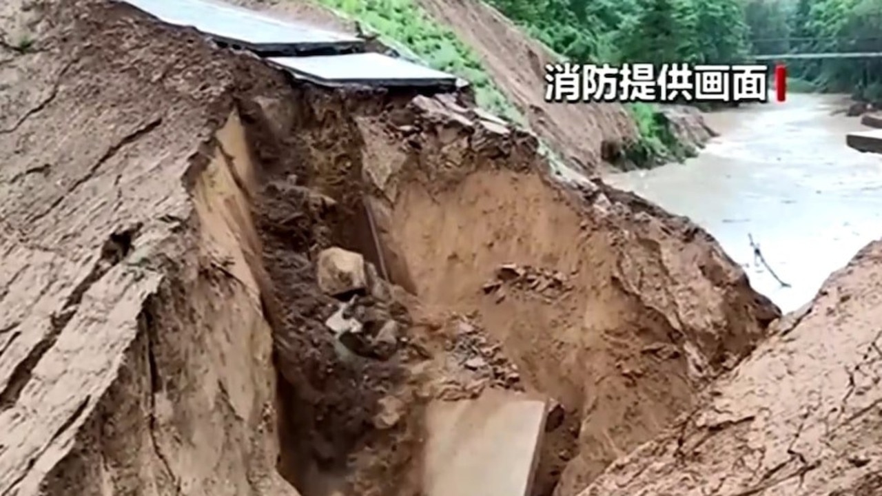 China and Japan are both facing severe weather conditions. Picture: CCTV13