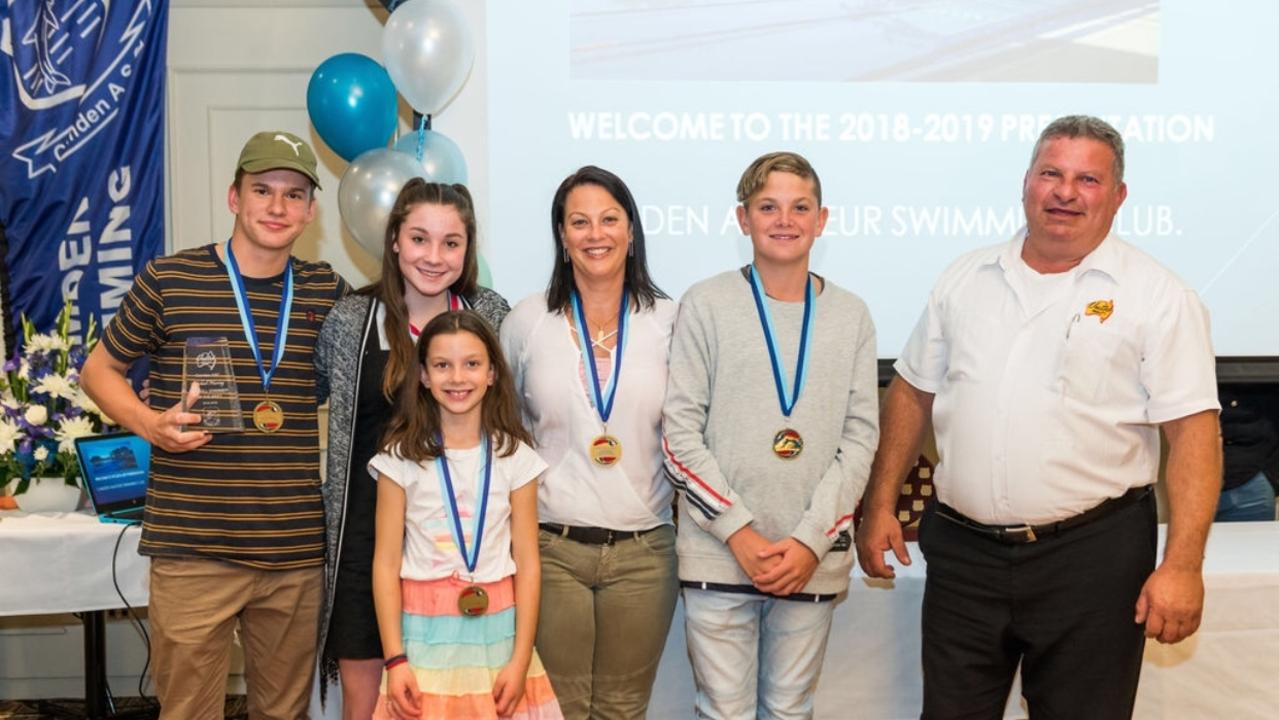 Camden Swim Club Award Inaugural Sarah Ryan Award 