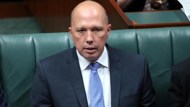 Home Affairs Minister Peter Dutton. Picture: Gary Ramage