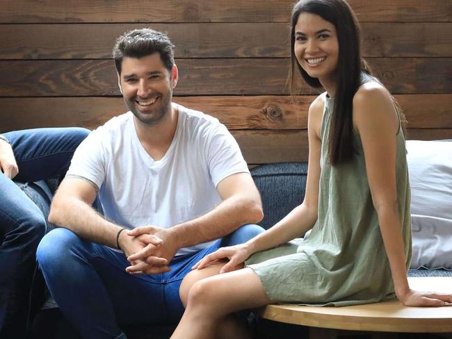 Canva co-founders Cameron Adams, Cliff Obrecht and Melanie Perkins. Source: Supplied