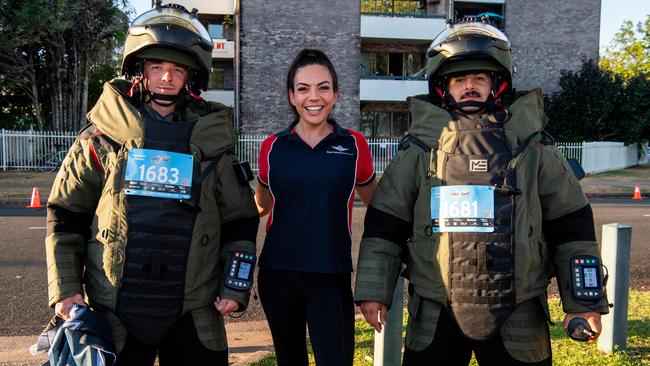 Ellis Eller, Bek Garrett and Jesus Contreras. Picture: Pema Tamang Pakhrin.