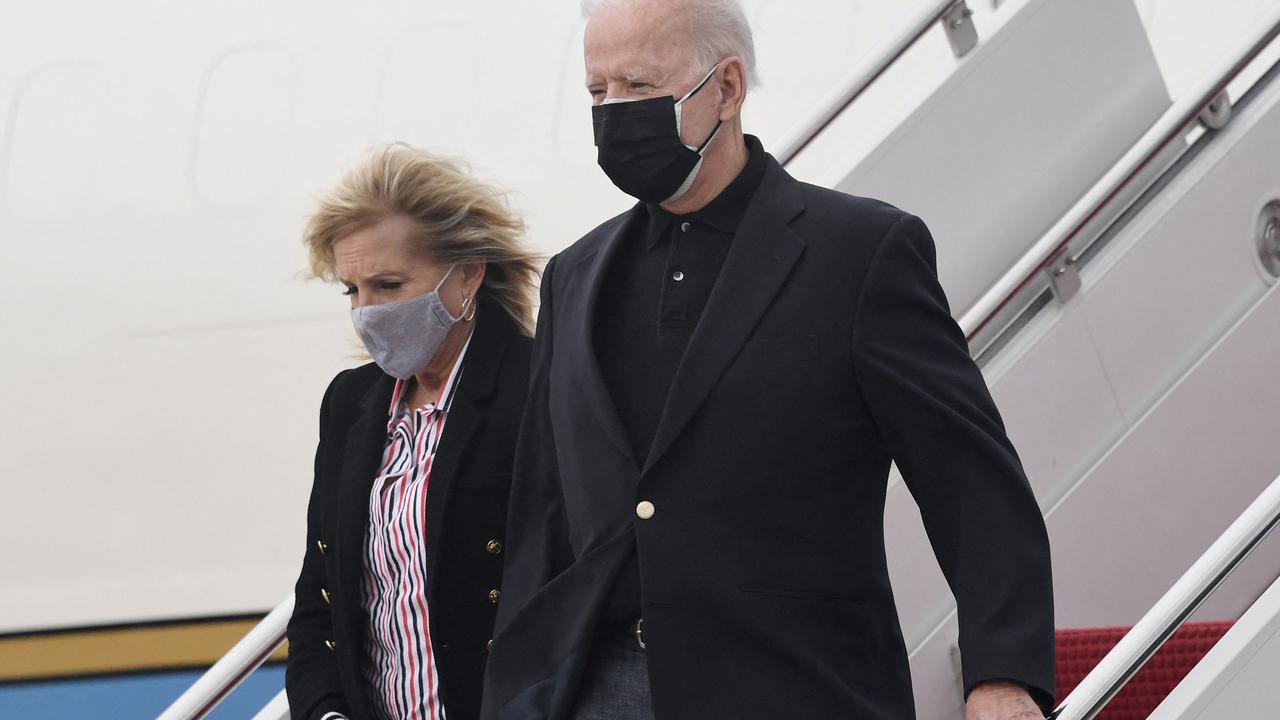 President Joe Biden and First Lady Jill Biden. Picture: Olivier Douliery/AFP