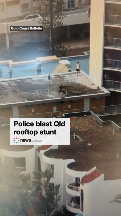 Police blast Qld rooftop stunt