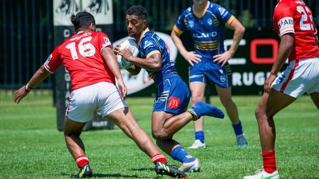 Parramatta’s Lorima Rokosuka has scored plenty of tries on the wing in the Harold Matts. Picture: Thomas Lisson