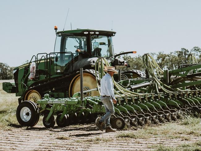 David Curtis will highlight Bellevue Grazing Company's innovative machinery during the Organic Grain Farming Systems Field Day. Photo: Contributed