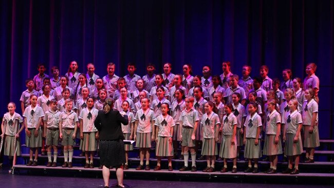 AB Paterson Choir at the Gold Coast Eisteddfod. Photograph supplied by Move Photography.