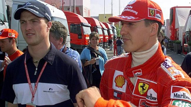 The Schumacher brothers were on the grid together in the 2000s.