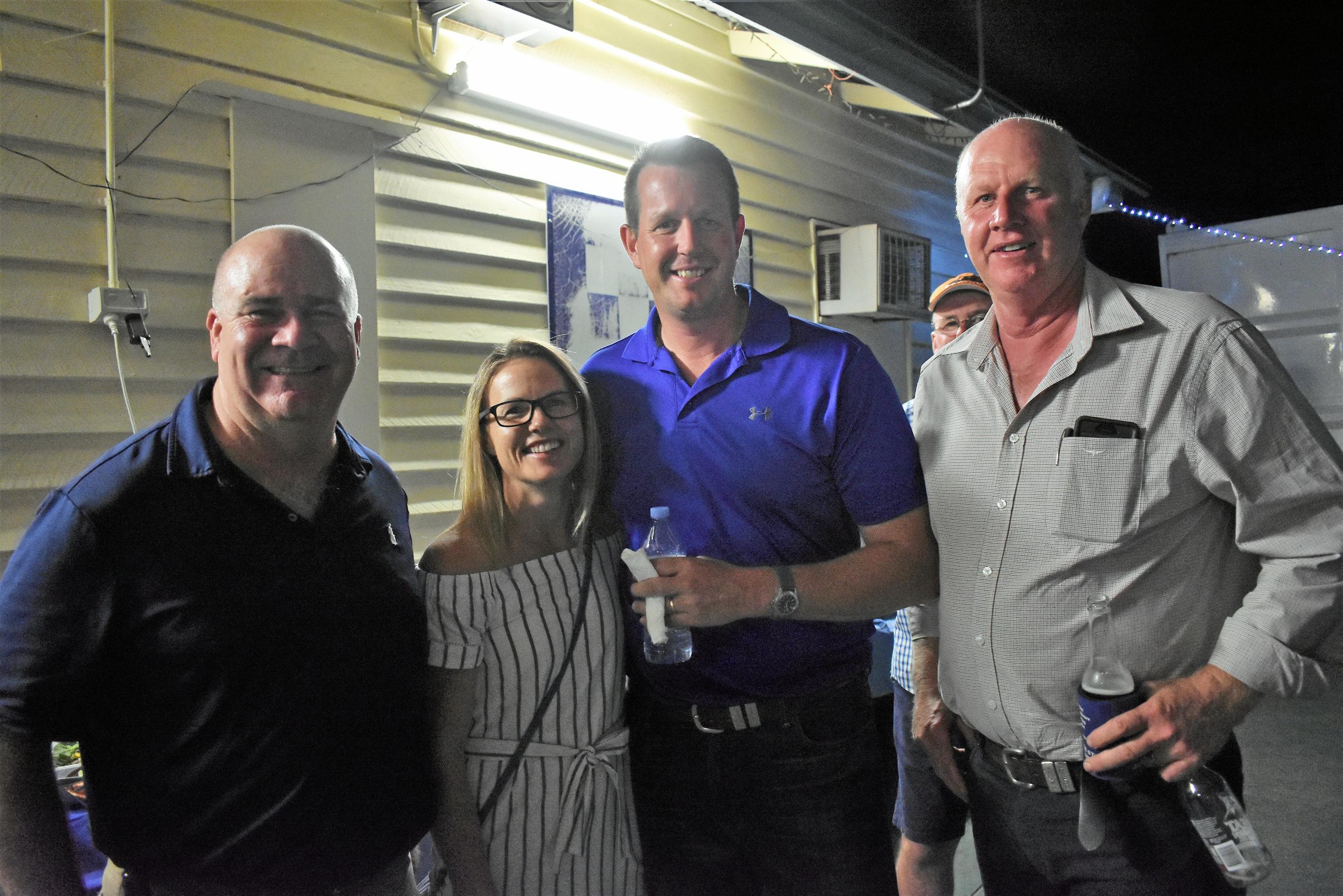 Brian Codd, Kate Forrest, Marty Forrest and Scott Jackson. Picture: Jorja McDonnell