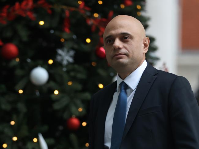 Health Secretary Sajid Javid urged the public to get their boosters. Picture: Getty Images