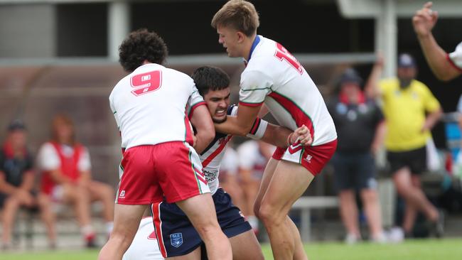 The Central Coast Roosters vs Monaro Colts in round one of the Laurie Daley Cup. Picture: Sue Graham