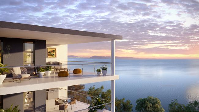 Residents at the Vave, Scarborough, will have views over Moreton Bay.