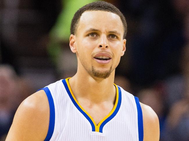 CLEVELAND, OH - FEBRUARY 26: Stephen Curry #30 of the Golden State Warriors reacts after missing a shot during the second half against the Cleveland Cavaliers at Quicken Loans Arena on February 26, 2015 in Cleveland, Ohio. The Cavaliers defeated the Warriors 110-99. NOTE TO USER: User expressly acknowledges and agrees that, by downloading and or using this photograph, User is consenting to the terms and conditions of the Getty Images License Agreement. Jason Miller/Getty Images/AFP == FOR NEWSPAPERS, INTERNET, TELCOS & TELEVISION USE ONLY ==