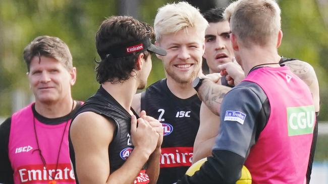 Collingwood players will have to get used to life in quarantine in Perth.