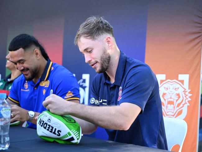 Sam Walker has been in Brisbane to help promote Magic Round, but will race back to Sydney. Picture: NRL Photos