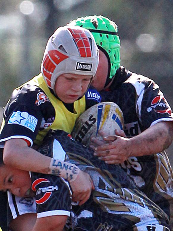 Action from the Rhinos under-10 v Wentworthville.