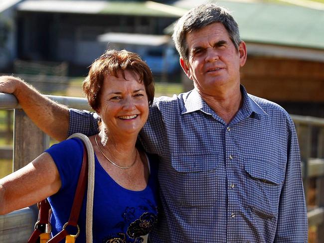 Graham and Linda Huddy at Peachester Lodge