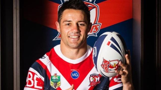 Cooper Cronk in his new Sydney Roosters playing strip
