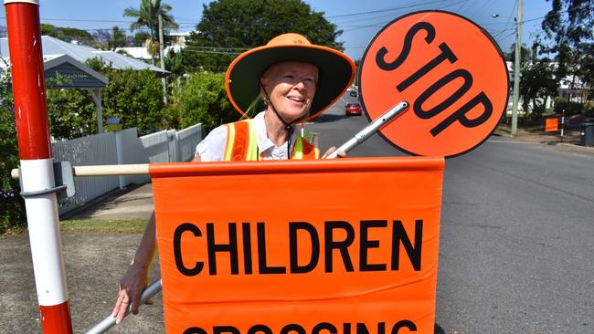 Parents have been reminded to only cross the road at designated crossing points. Picture: Brian Bennion