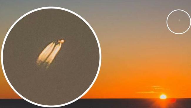 The mysterious object photographed off Sydney's northern beaches. Picture: Gus Medero