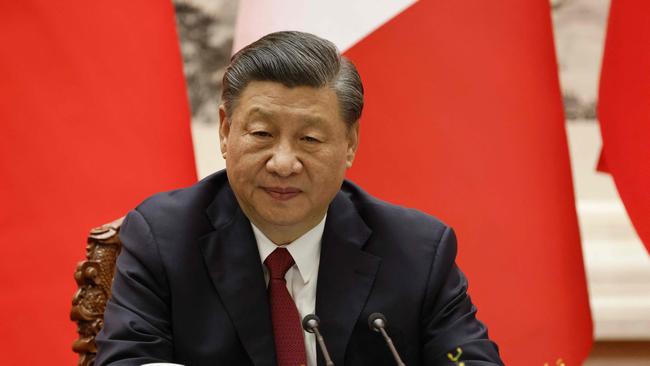 China President Xi Jinpin may not be impressed by Chris Hipkins’ tougher stance. Picture: AFP.