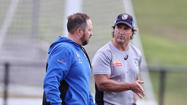 Luke Beveridge is making changes. Picture: Michael Klein