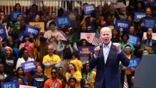 A recent poll from the Wall Street Journal showed President Biden’s approval rating has fallen to 38 per cent from 51 per cent in August.