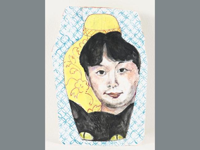 Casey by Sassy Park depicts ceramic artist Casey Chen, who blends both nostalgia and East Asian ceramics. Park is a first-time Archibald finalist. Picture: Sassy Park, Archibald 2025, Photo: Art Gallery of New South Wales, Jenni Carter