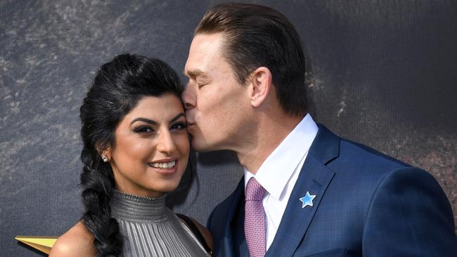 Shay Shariatzadeh and John Cena tied the know last year. Picture: Jon Kopaloff/Getty Images