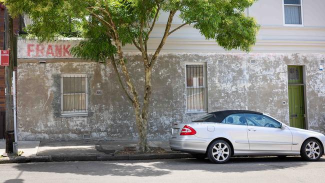 A Mercedes parked in a no-stopping area in Newtown. The local government area saw a rise in illegal or dangerous parking in 2022.