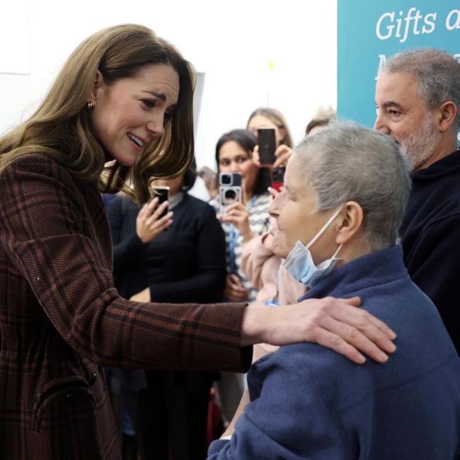 Kate was also attacked for visiting the Royal Marsden Hospital, where she was treated for cancer after her own diagnosis. Picture: Chris Jackson/Getty Images