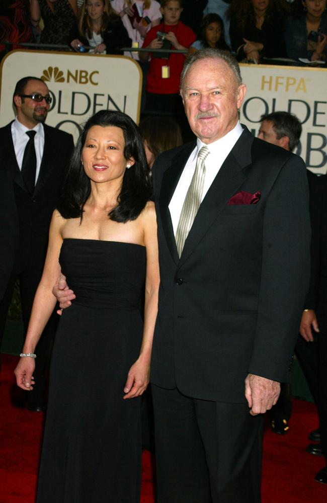 Hackman and Arakawa. Picture: Jeffrey Mayer/WireImage