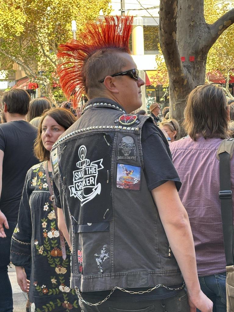 The crowd at Sunday’s rally. Picture: Gemma Opie/Supplied