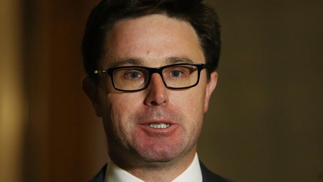 Water Minister David Littleproud at Parliament House in Canberra. Picture: Kym Smith