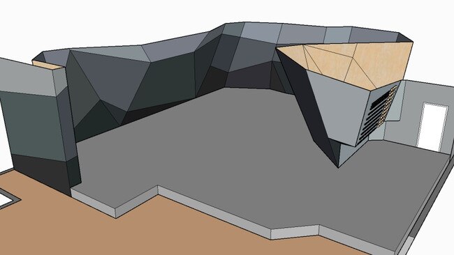 A basic plan of what a planned bouldering facility in Jamisontown could look like. Picture: Supplied